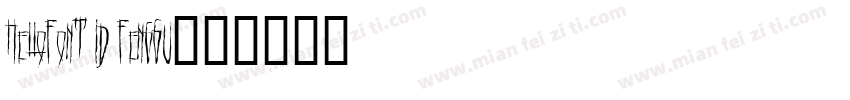 HelloFont ID FengGu字体转换